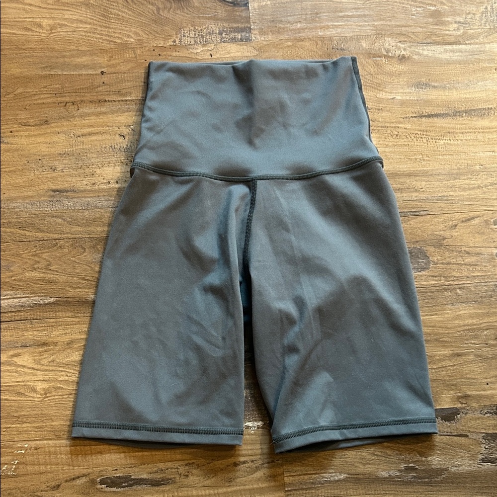 Women's High-Waisted Gray Shorts